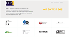 Desktop Screenshot of cfp-e.com
